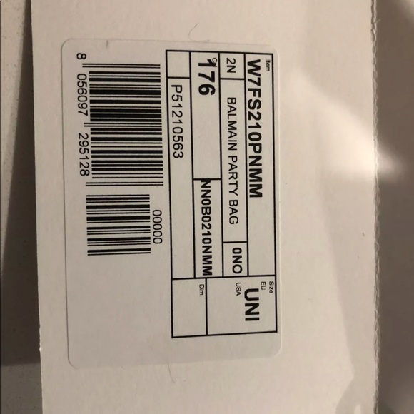 Balmain quilted renaissance leather party bag - Picture 6 of 6